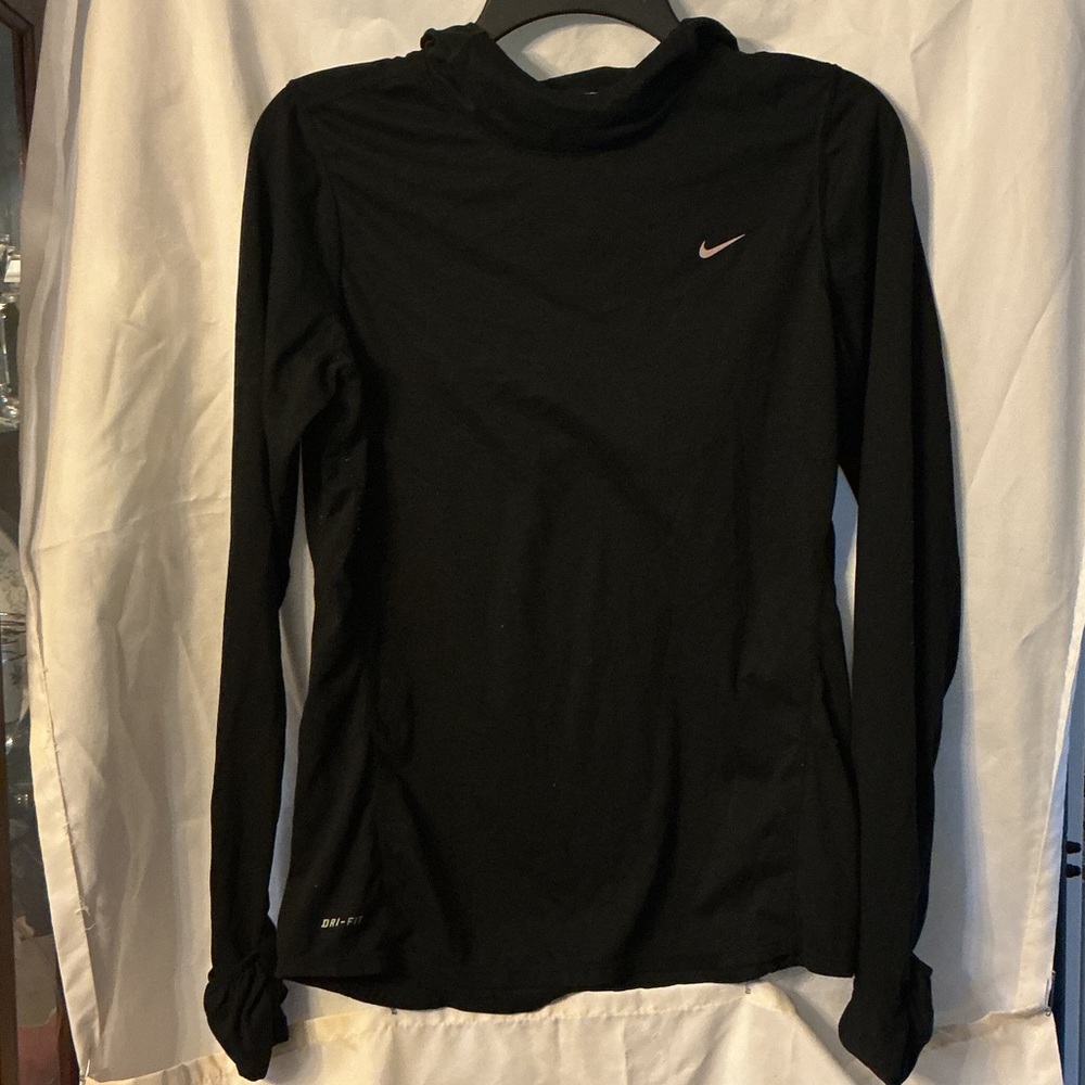 Nike Women's Black Dri-FIT Long Sleeve Tee